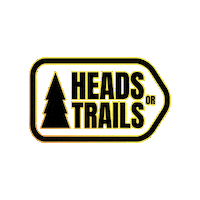 headsortrails hot run running challenge Sticker