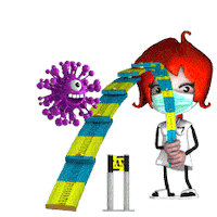 Corona Virus Sticker by medatixx