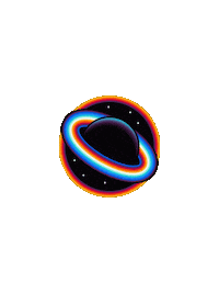 Rainbow Glow Sticker