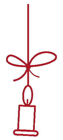 Christmas Vela Sticker