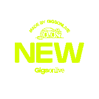 Gigsonlive logo new branding gigs Sticker