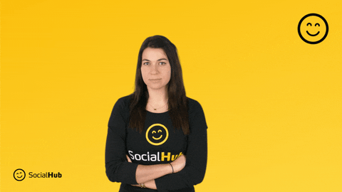 SocialHub giphyupload annoyed company annoying GIF