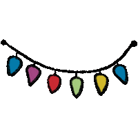 Merry Christmas Party Sticker