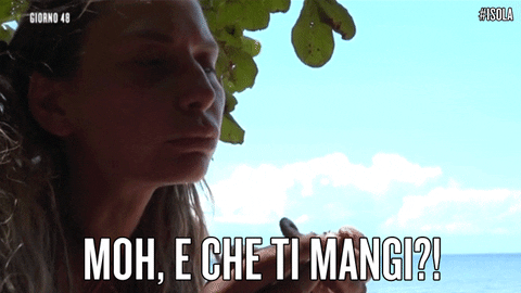 e vedi che ti mangi canale 5 GIF by Isola dei Famosi
