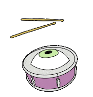 Drum Freakout Sticker