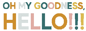 photographsbyteresa hello coffee omg yellow Sticker