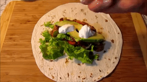 chicken fajitas GIF