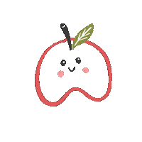 Fall Apple Sticker