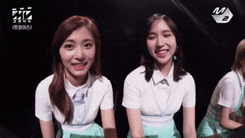 k-pop wink GIF