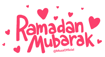 Eid Al Fitr Hearts Sticker by Muzz