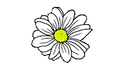 Girl Flower Sticker
