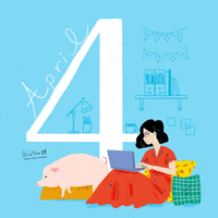 windpress71 relax pet stay home april GIF
