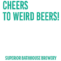 Beer Cheers Sticker by Superior Bathhouse Brewery