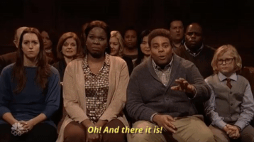 and there it is leslie jones GIF by Saturday Night Live