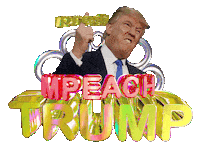 impeach donald trump Sticker by Matt Osio