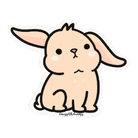 Cartoon Bunny Sticker