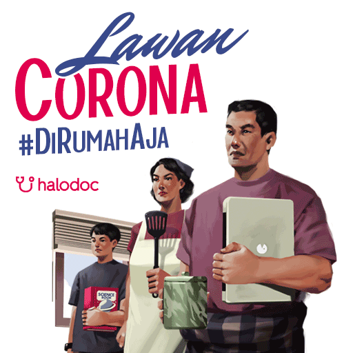Get Well Soon Corona Sticker by Halodoc