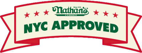 New Yorker Frankie Sticker by Original Nathan's Franks