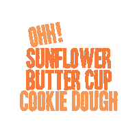 Cookie Dough Sticker by Ohh Foods