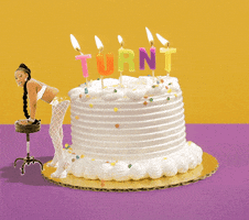 Cake Twerk GIF by Birthday Bot