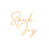 marie kondo joy Sticker by Wanderlustandco