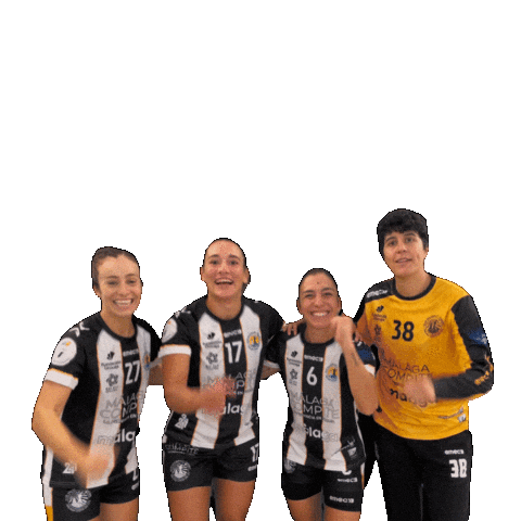 Celebrar Costa Del Sol Sticker by Club Balonmano Femenino Málaga Costa del Sol