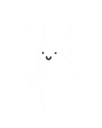 Happy Rabbit Sticker