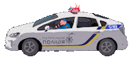 Car Police Sticker by nikitaliskov