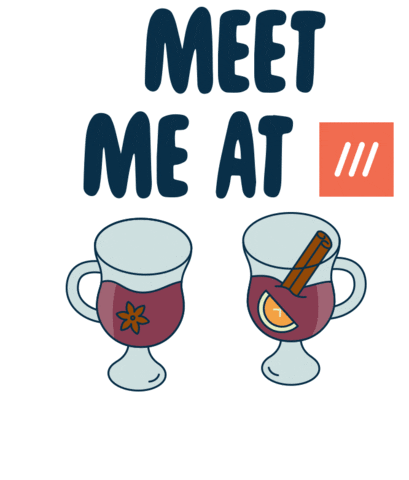Meet Me Cheers Sticker by what3words