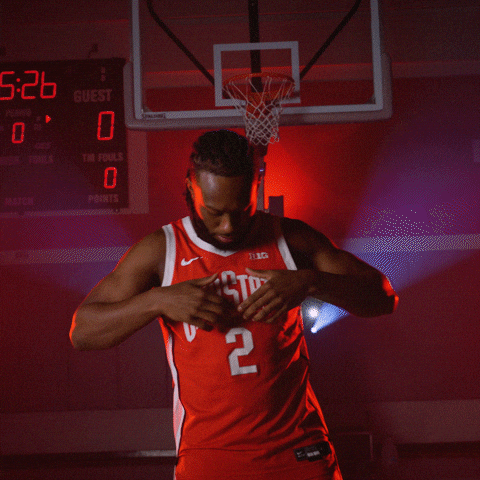 Basketball Hype GIF by Ohio State Athletics