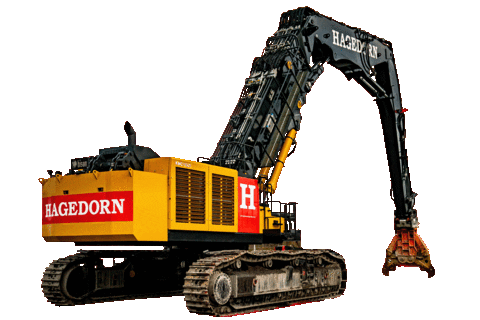 Baustelle Excavator Sticker by Hagedorn Unternehmensgruppe