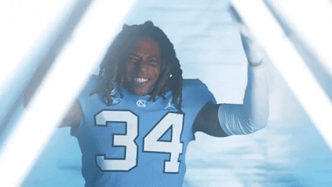 North Carolina Football GIF by UNC Tar Heels