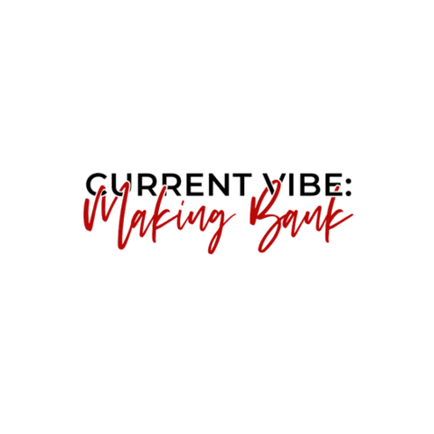 Money Making Bank Sticker by Genevieve Rackham