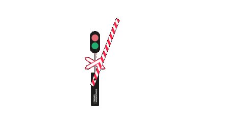 trenesargentinos giphyupload tren barrera trenes Sticker