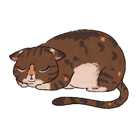 Cat Snoring Sticker