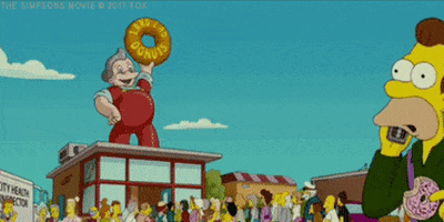 the simpsons donuts GIF by 20th Century Fox Home Entertainment