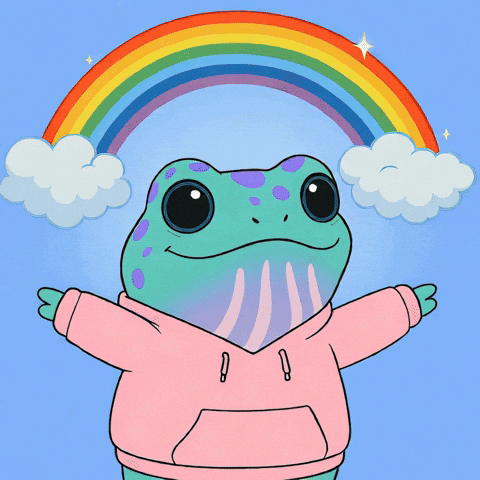 Happy Rainbow GIF by Tamitos