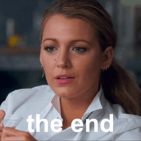 Over It Good Job GIF by Blake Lively Fan