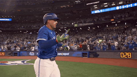 Home Run Celebration GIF by Toronto Blue Jays