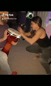 Crystalpercussion drummer bongo conga percussionist GIF