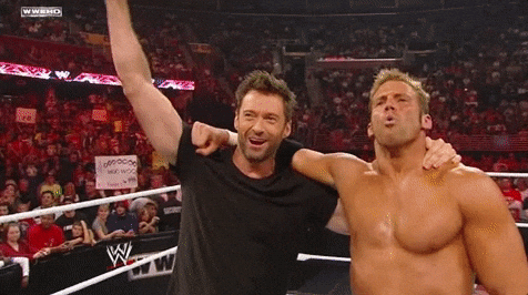 hugh jackman wrestling GIF by WWE