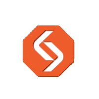 Uk Mma Orange Logo Sticker by Caged Steel