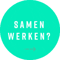 Samenwerken Sticker by Bureau Strak