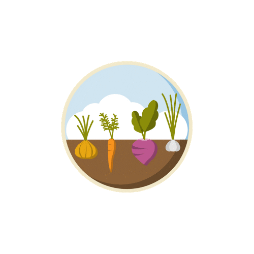 Withb giphyupload farming carrot veggies Sticker