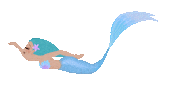 Snowdrop Mermaid Swimming Sticker by Mermaid_Lux