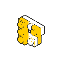 Lego Optical Illusion Sticker