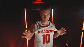 College Basketball Isaac GIF by Wisconsin Badgers