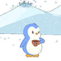 Nervous Its Fine Sticker by Pudgy Penguins