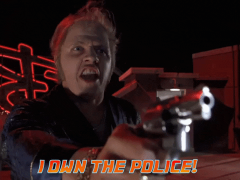 I Own The Police GIF by Back to the Future Trilogy