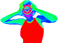 Art Mind Blown Sticker by badblueprints